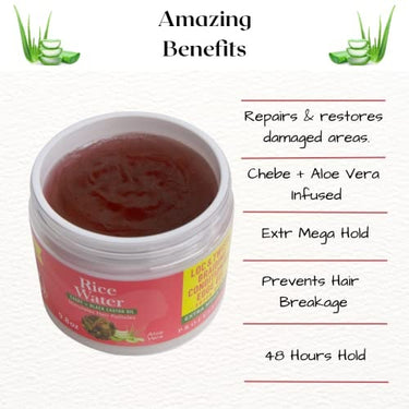 Rice Water Loc & Twists Braiding Conditioning Gel – 9.8 oz - ANNS BEAUTY SUPPLY